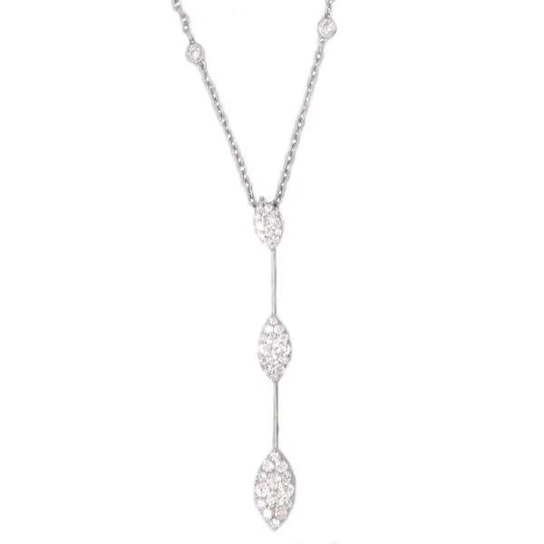 Diamond Pendant, Bar, 1 Ct., 18 Karat, White similar item image