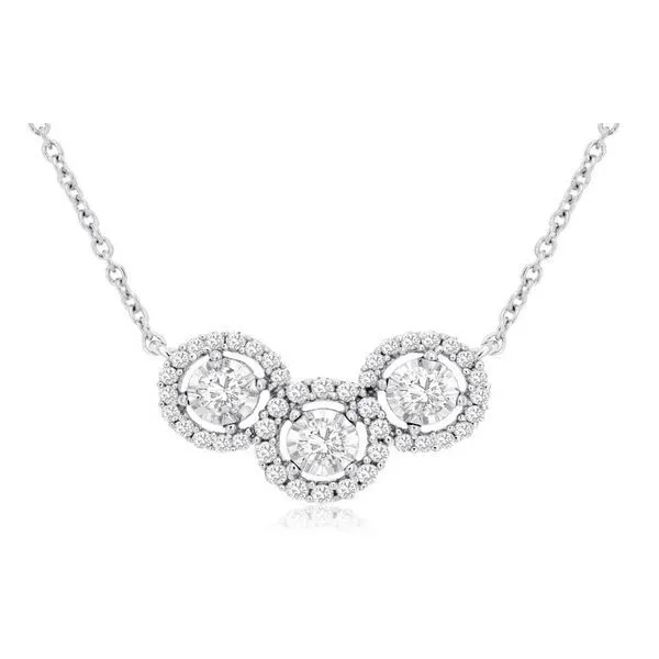 Diamond Pendant, 0.5 Ct., 14 Karat, White Chandlee Jewelers Athens, GA