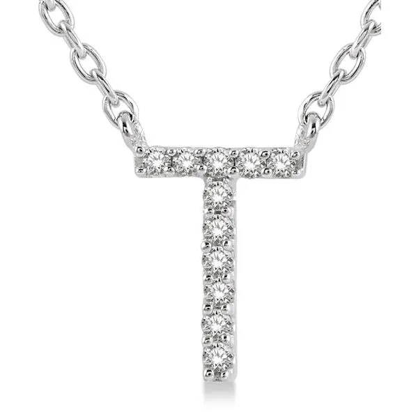 Diamond Pendant, 0.05 Ct., 14 Karat, White Chandlee Jewelers Athens, GA