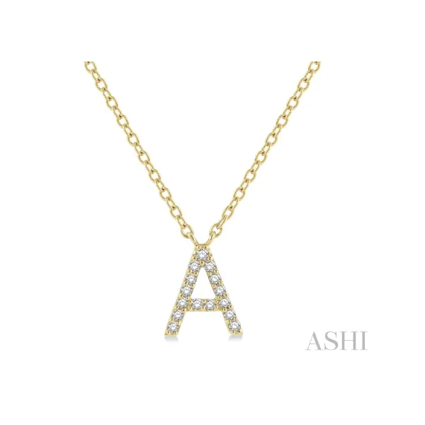 Diamond Pendant, Letter, 0.05 Ct., 10 Karat, Chandlee Jewelers Athens, GA
