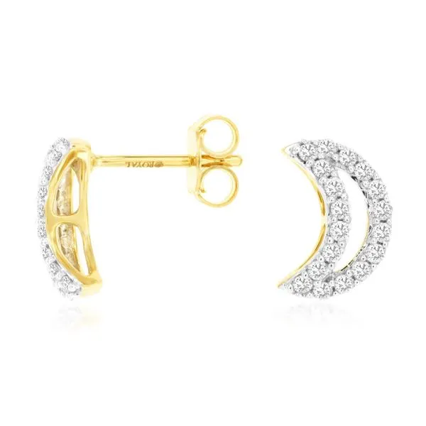 Diamond Stud Earrings, 0.33 Ct., 14 Karat, Yellow similar item image