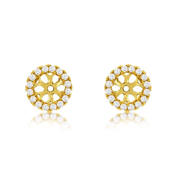 Diamond Fancy Earrings, Enhancer, 0.29 Ct., 14 Karat, Yellow Chandlee Jewelers Athens, GA