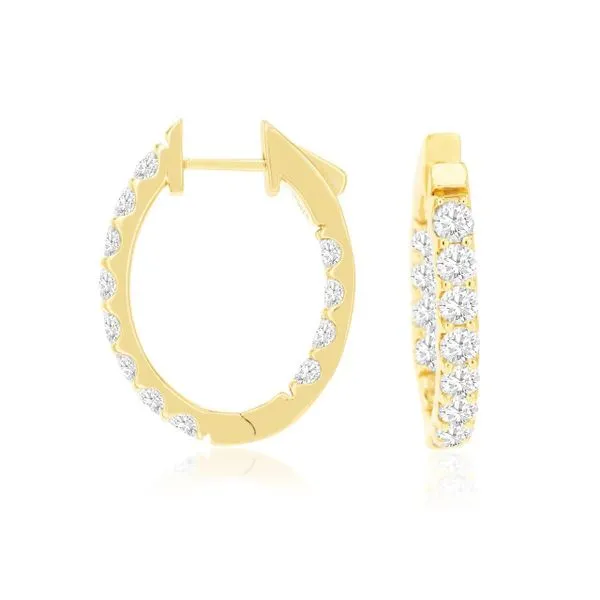 Diamond Earring Hoop Chandlee Jewelers Athens, GA