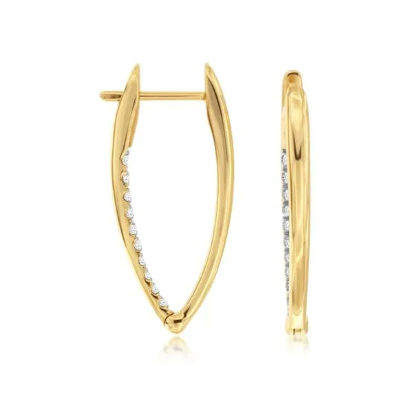 Diamond Earring Hoop Chandlee Jewelers Athens, GA