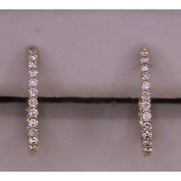 Diamond Earring Hoop
