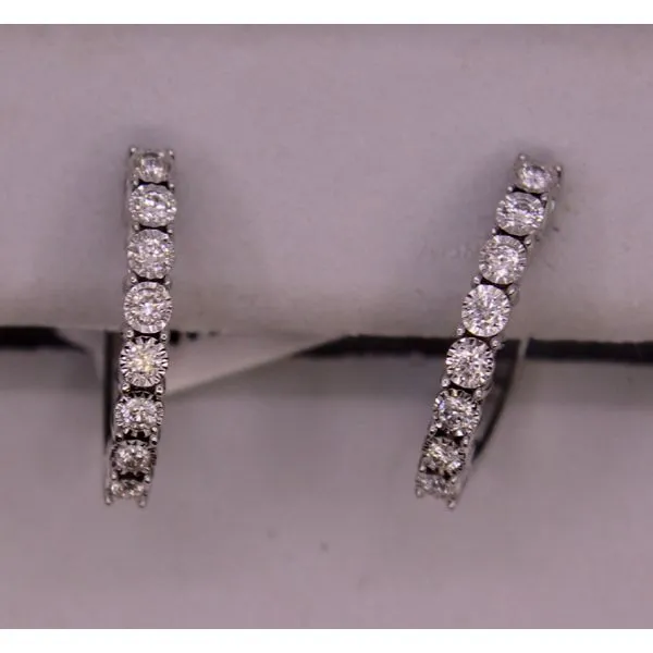 Diamond Earring Hoop