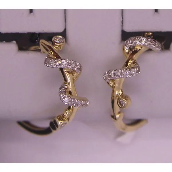 Diamond Earring Hoop Chandlee Jewelers Athens, GA