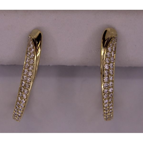 Diamond Earring Hoop Chandlee Jewelers Athens, GA