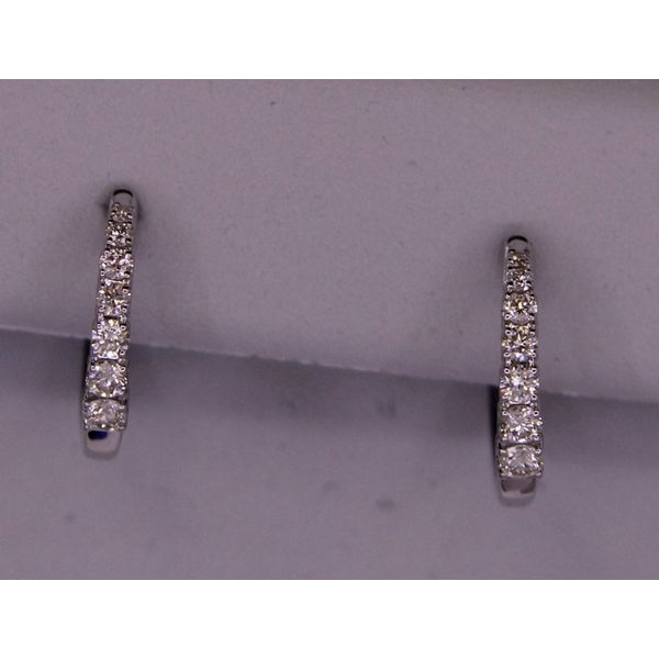 Diamond Earring Hoop Chandlee Jewelers Athens, GA
