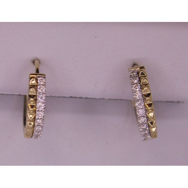Diamond Earring Hoop Chandlee Jewelers Athens, GA