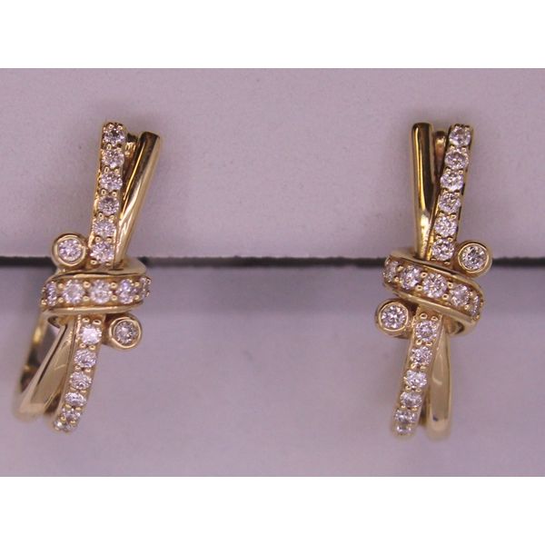 Diamond Earring Hoop Chandlee Jewelers Athens, GA