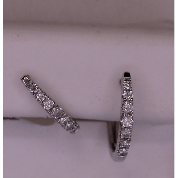 Diamond Earring Hoop Chandlee Jewelers Athens, GA