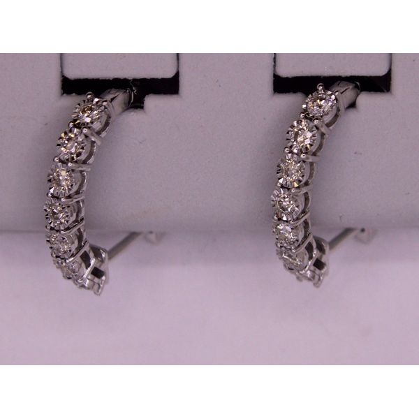 Diamond Earring Hoop Chandlee Jewelers Athens, GA