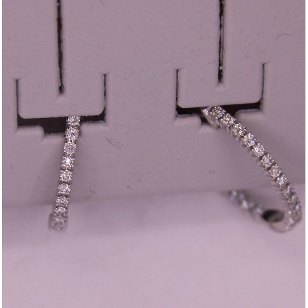 Diamond Earring Hoop Chandlee Jewelers Athens, GA