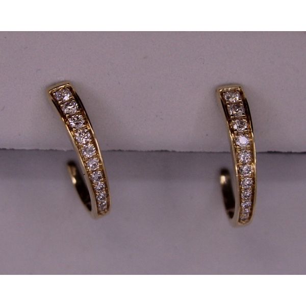 Diamond Earring Hoop Chandlee Jewelers Athens, GA