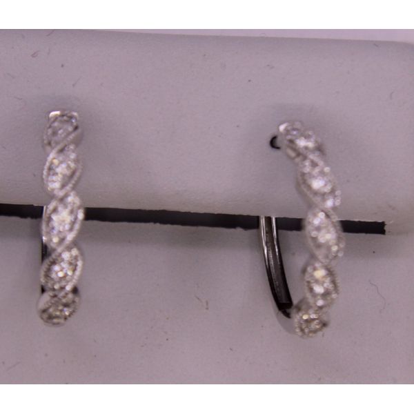 Diamond Earring Hoop Chandlee Jewelers Athens, GA