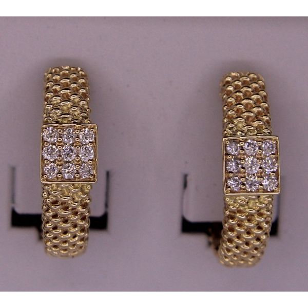 Diamond Earring Hoop Chandlee Jewelers Athens, GA
