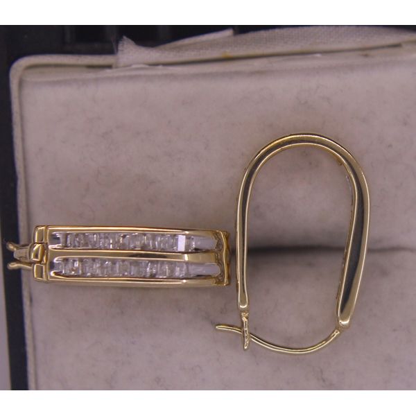 Diamond Earring Hoop Chandlee Jewelers Athens, GA