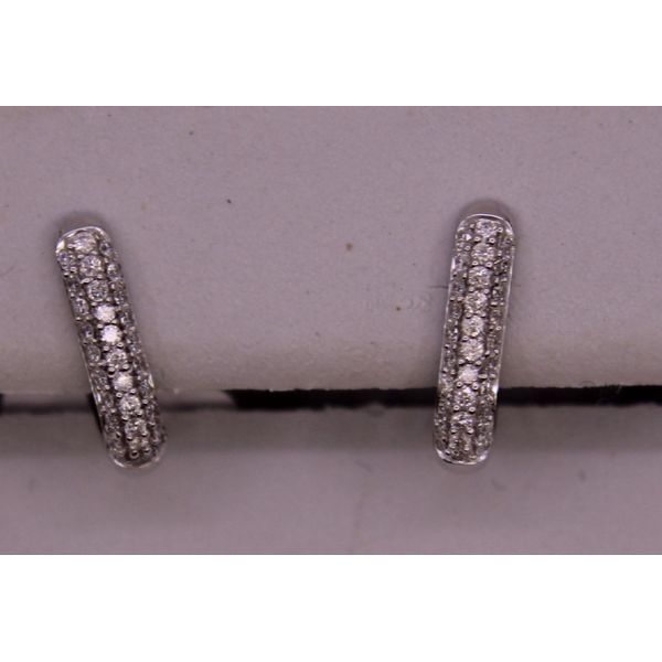Diamond Earring Hoop Chandlee Jewelers Athens, GA