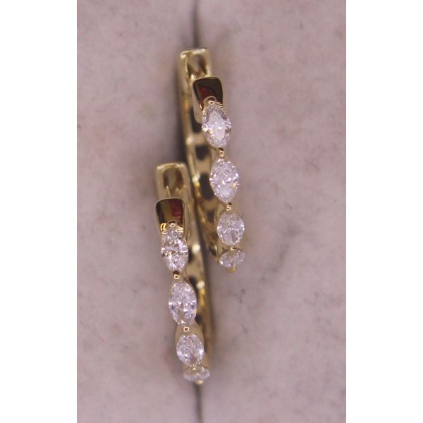 Diamond Earring Hoop Chandlee Jewelers Athens, GA