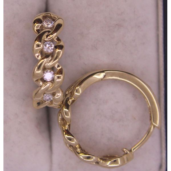 Diamond Earring Hoop Chandlee Jewelers Athens, GA