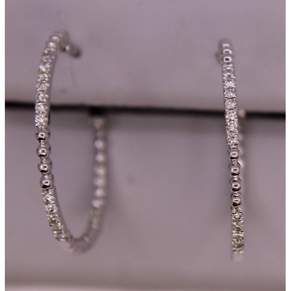 Diamond Earring Hoop Chandlee Jewelers Athens, GA