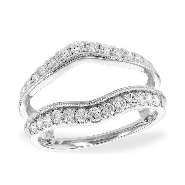 Diamond Wrap Ring, 14 Karat, White Chandlee Jewelers Athens, GA
