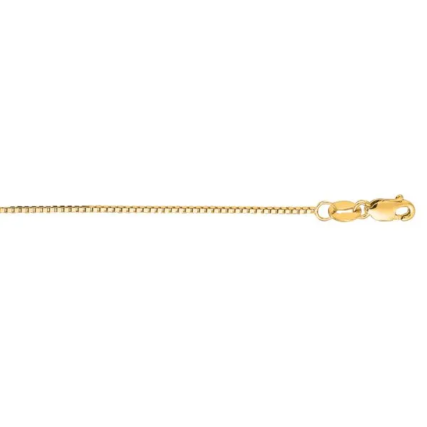 Gold Neck Chain, Box, 20 Inch, 0.75 mm, 14 Karat, Yellow Chandlee Jewelers Athens, GA