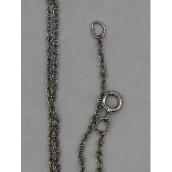 Gold Neck Chain, Rope, 20 Inch, 1.2 mm, 14 Karat, White