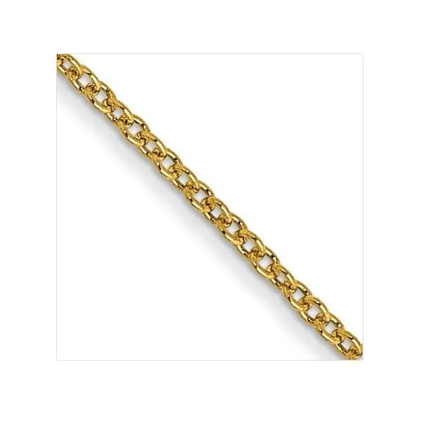 Gold Neck Chain, 20 Inch, 20 Inch, 1.01 mm, 14 Karat, Yellow similar item image