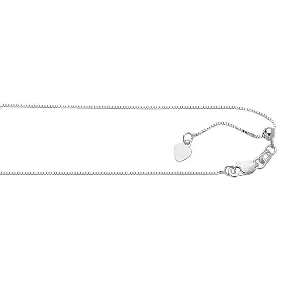Gold Neck Chain, Box, 22 Inch, 14 Karat, Yellow