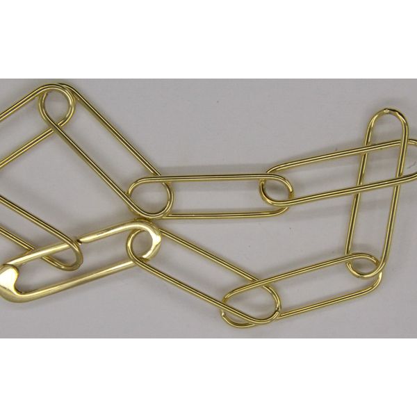 Gold Bracelet, paper clip, 7.5 Inch, 1.2 mm, 14 Karat, Yellow Chandlee Jewelers Athens, GA