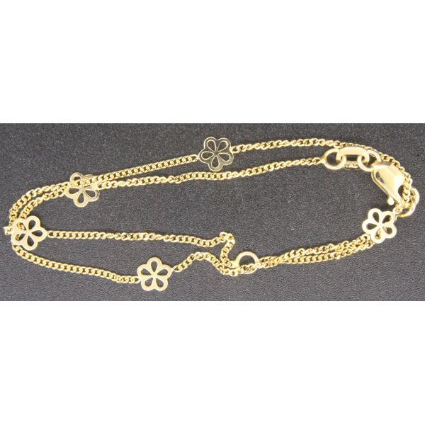 Gold Bracelet, Curb, 10 Inch, 14 Karat, Yellow Chandlee Jewelers Athens, GA