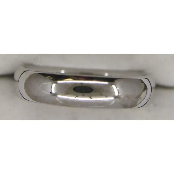 Wedding Band, 5 mm, 14 Karat, White, Finger Size 10 Chandlee Jewelers Athens, GA