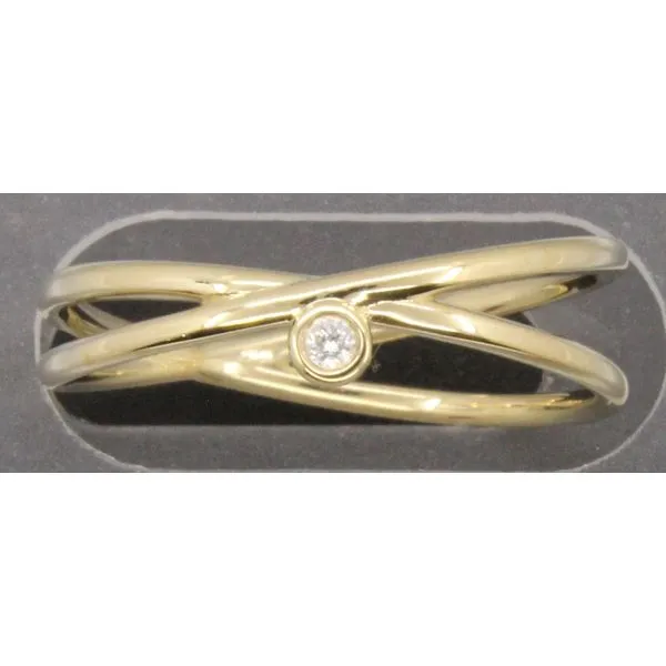 Gold Fashion Ring, criss cross, 14 Karat, Yellow similar item image
