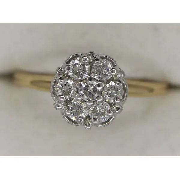 Gold Fashion Ring, Cluster, 14 Karat, Yellow Chandlee Jewelers Athens, GA