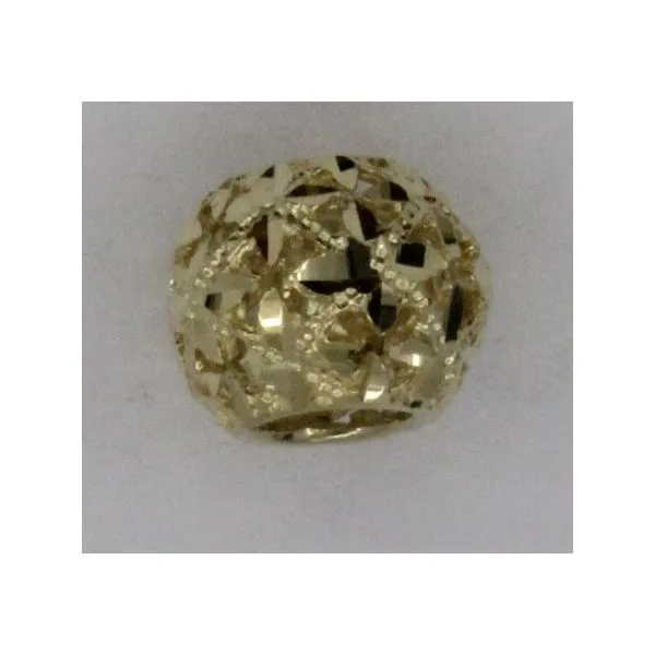 Gold Charm, filligree bead, 14 Karat, Yellow