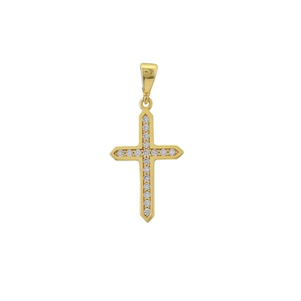 Gold Cross, Cross, 14 Karat, Yellow Chandlee Jewelers Athens, GA