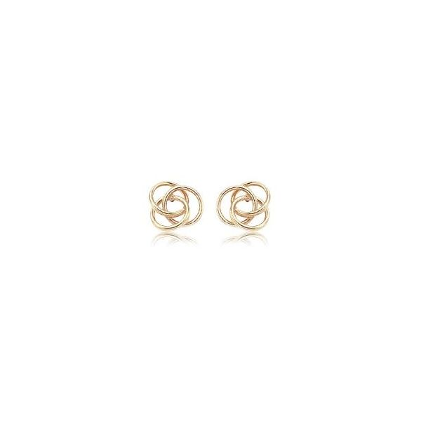 Gold Earrings, knot, 14, Yellow Chandlee Jewelers Athens, GA