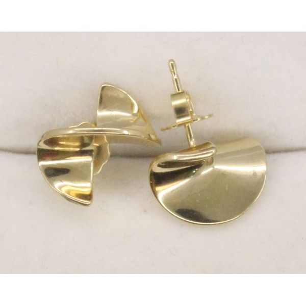 Gold Earrings, Stud, 14 Karat, Yellow Chandlee Jewelers Athens, GA
