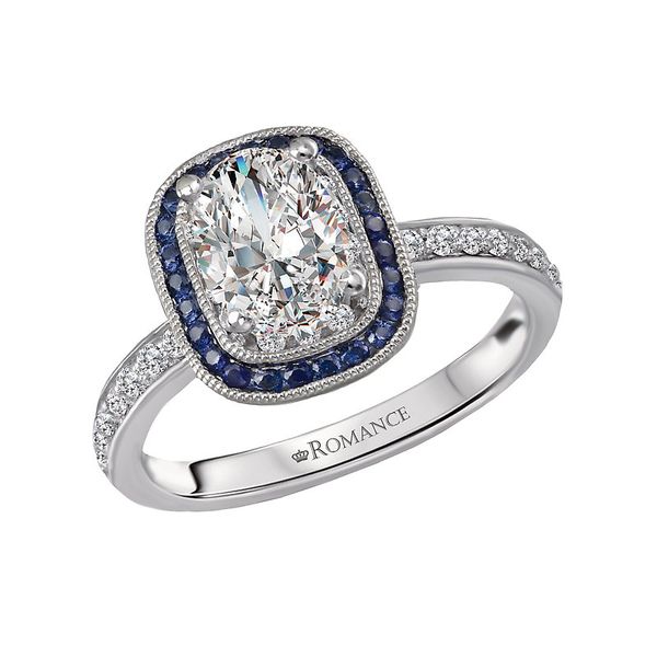 Diamond Semi-Mount Ring, 0.3 Ct., 14 Karat, White Chandlee Jewelers Athens, GA