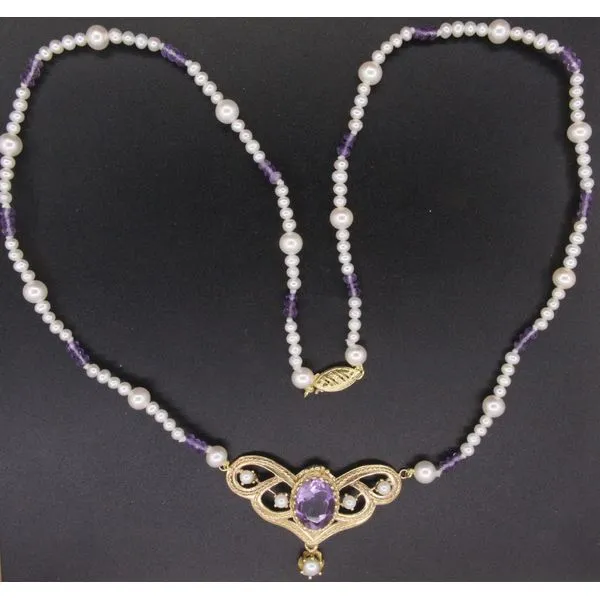 Gemstone Necklace, , 14 Karat , Yellow similar item image