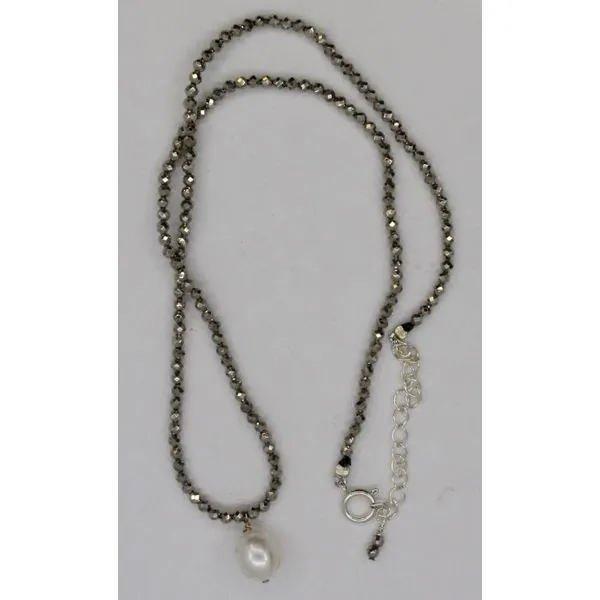 Gemstone Necklace, , Sterling Silver , White Chandlee Jewelers Athens, GA