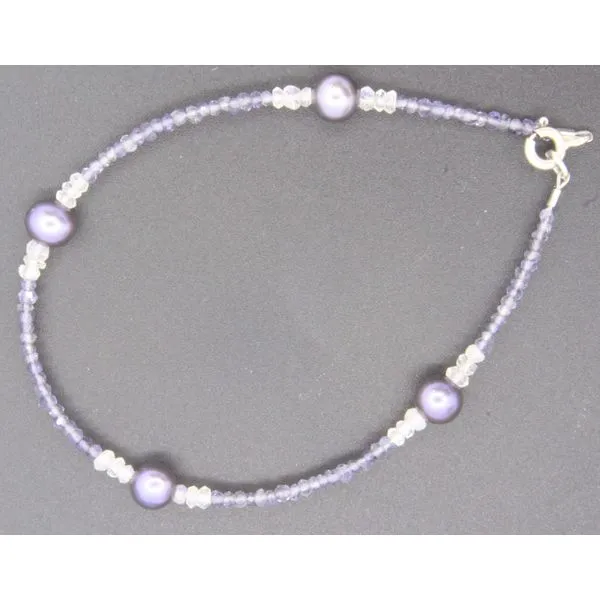 Gemstone Bracelet, asst, Sterling Silver , White Chandlee Jewelers Athens, GA