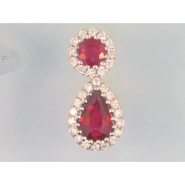 Gemstone Pendant, Ruby 14 Karat , White similar item image