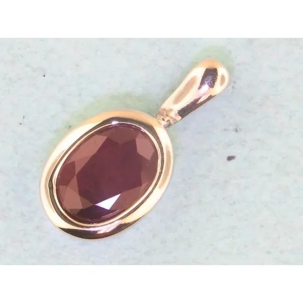 Gemstone Pendant, Ruby 14 Karat , White similar item image