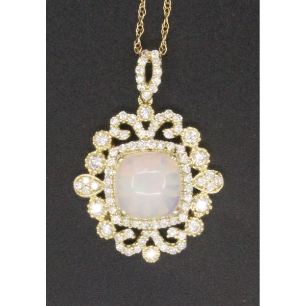 Gemstone Pendant, Opal 14 Karat , Yellow Chandlee Jewelers Athens, GA