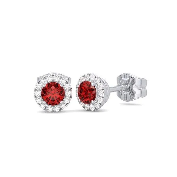 Gemstone Earrings, Ruby, 14 Karat , Yellow similar item image