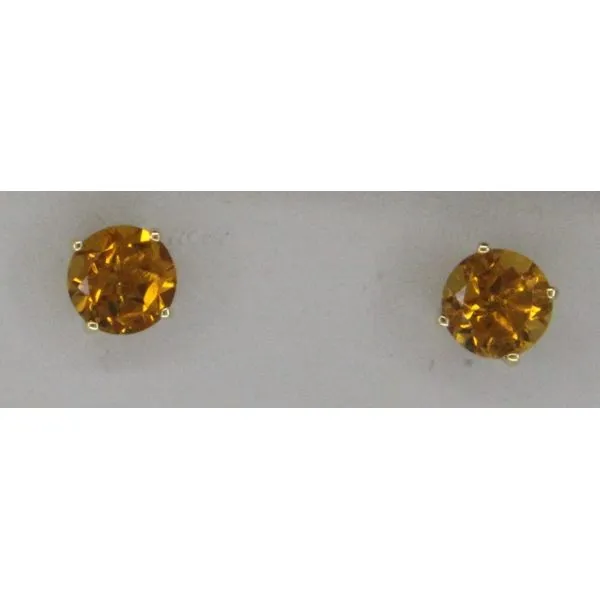 Gemstone Earrings, Citrine, 14 Karat , Yellow similar item image