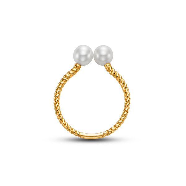 Pearl Ring, Right Hand Ring , 14 Karat , Yellow Chandlee Jewelers Athens, GA